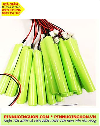 Pin sạc  khẩn cấp 2.4v AAA950mAh; Pin đèn exit 2.4v AAA950mAh, Pin đèn thoát hiểm 2,4V-AAA950mAh